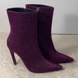 Zara Purple & Pink Special Edition Glitter Boot Size 9